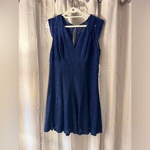NWT navy blue Bisou Bisou dress